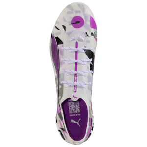 Puma Ultra 5 Ultimate Forever FG Soccer Cleats (White/Magenta/Black)