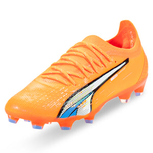 Puma Ultra Ultimate FG/AG Soccer Cleats (Orange/Blue Glimmer)