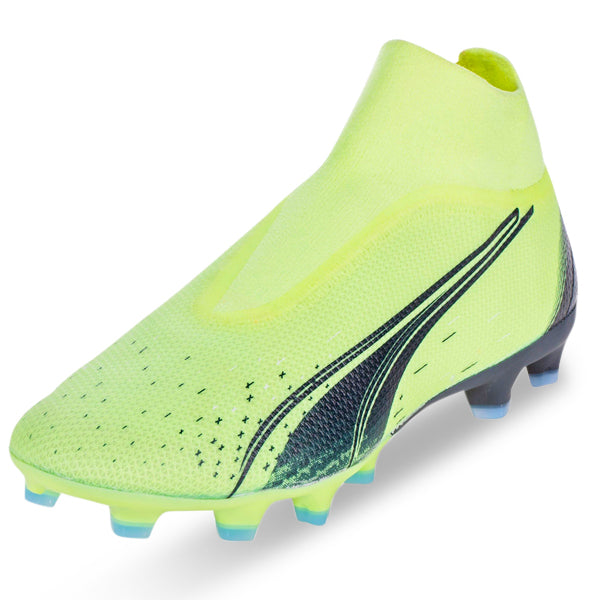 Puma Ultra Match+ LL FG/AG (Efervescente/Azul parisino) Soccer