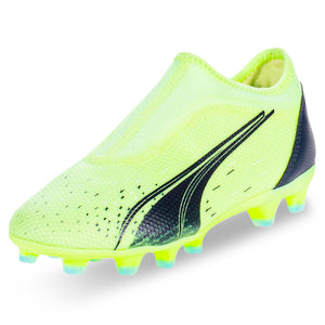 Puma Jr. Ultra Match LL FG/AG Soccer Shoes (Fizzy Light/Parisian Blue)