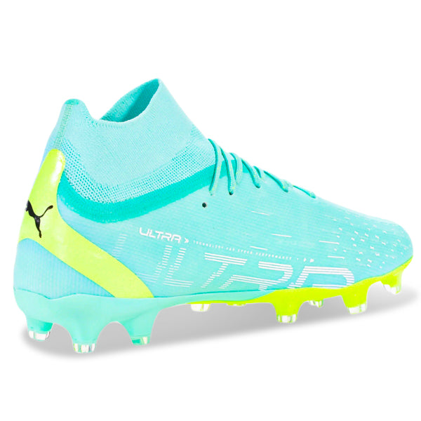 Puma Ultra Pro FG AG Soccer Cleats Peppermint Yellow Soccer Wearhouse