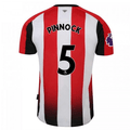 Umbro Brentford Ethan Pinnock Home Jersey w/ EPL Patch 24/25 (Red/White)