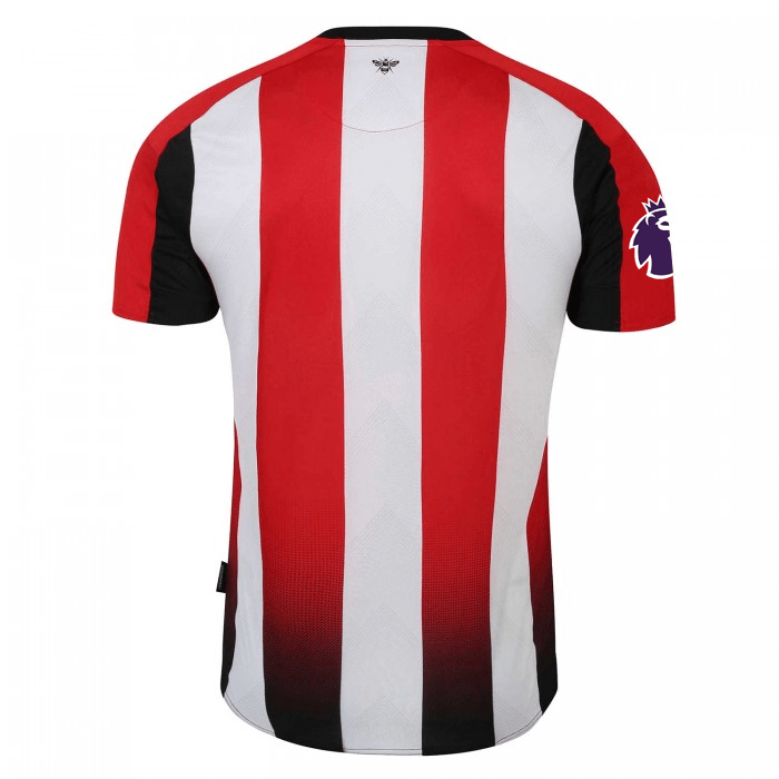 Umbro Brentford Home Jersey w/ EPL Patch 24/25 (Red/White) | SoccerWearhouse