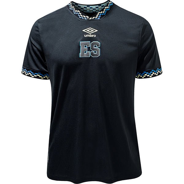 Umbro El Salvador Men's Third Jersey 23/24 (Black) | SoccerWearhouse