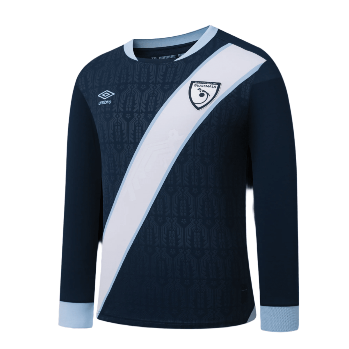 Umbro Guatemala Long Sleeve Away Jersey 25/26 (Navy) | SoccerWearhouse