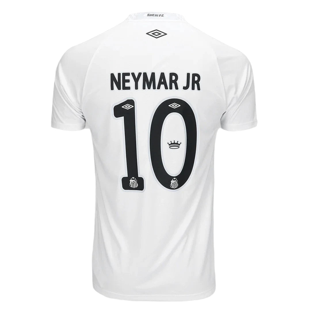 Umbro Neymar Jr Men's Santos FC 25/26 Home Jersey (White) | SoccerWearhouse