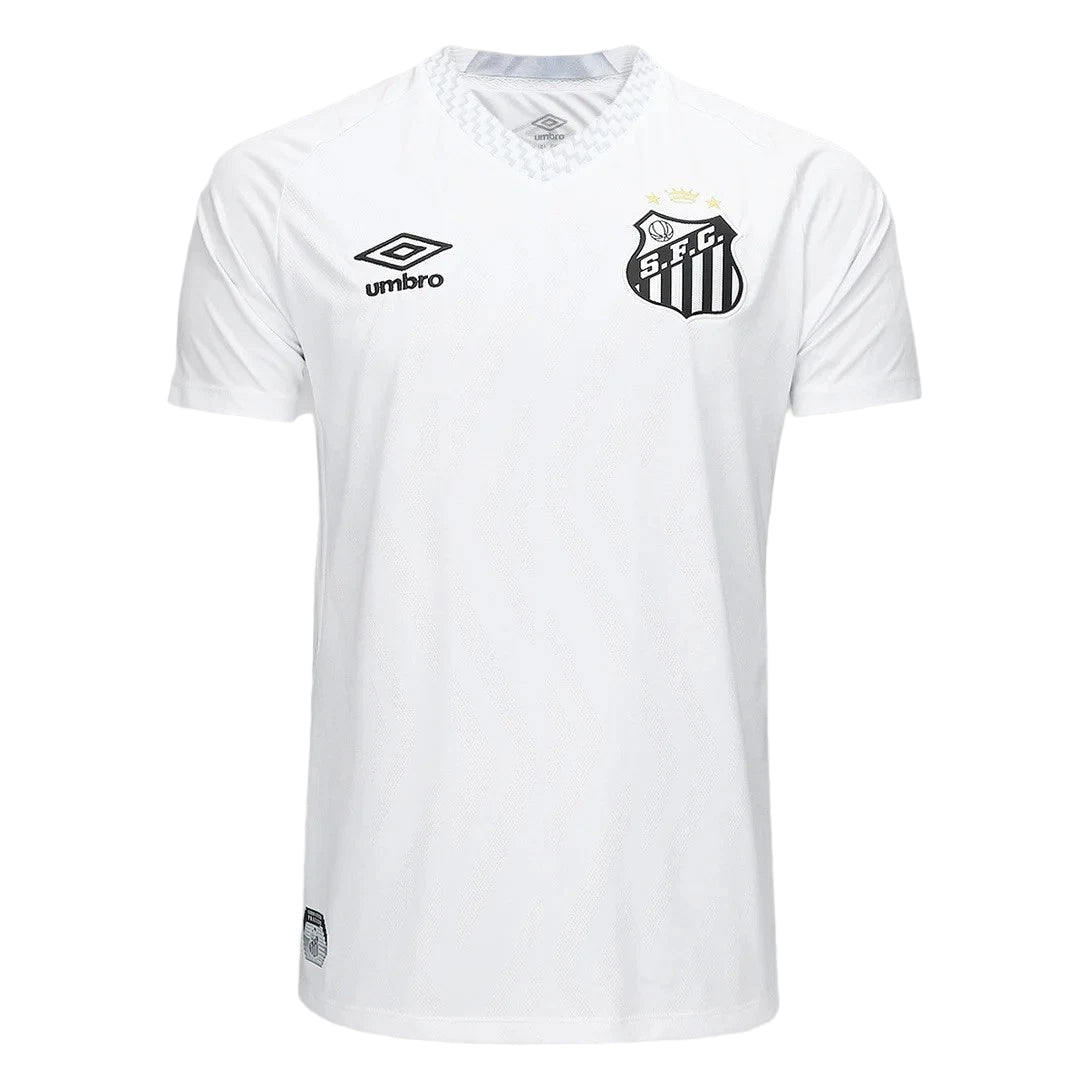 Umbro Neymar Jr Men's Santos FC 25/26 Home Jersey (White) | SoccerWearhouse