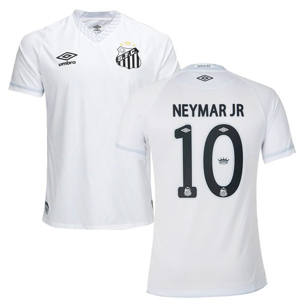 Umbro Neymar Jr Men's Santos FC 25/26 Home Jersey (White) | SoccerWearhouse