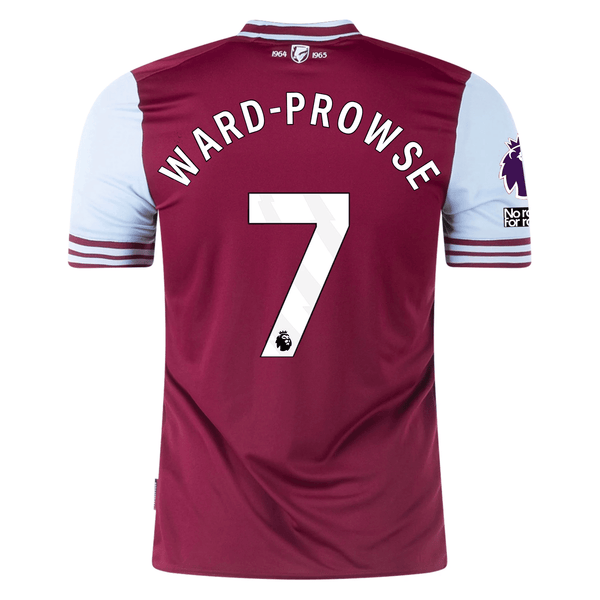 Umbro West Ham James Ward-Prowse Home Jersey w/ EPL + No Room For Raci