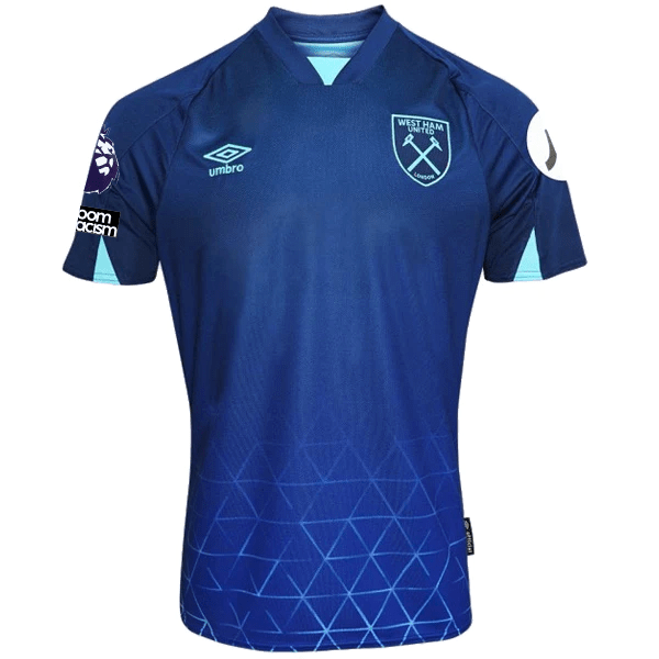 Umbro West Ham Lucas Paqueta Third Jersey w/ EPL + No Room For Racism