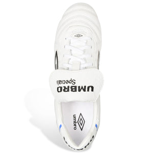 Umbro Speciali Pro 24 FG Soccer Cleats (White/Black/Royal)