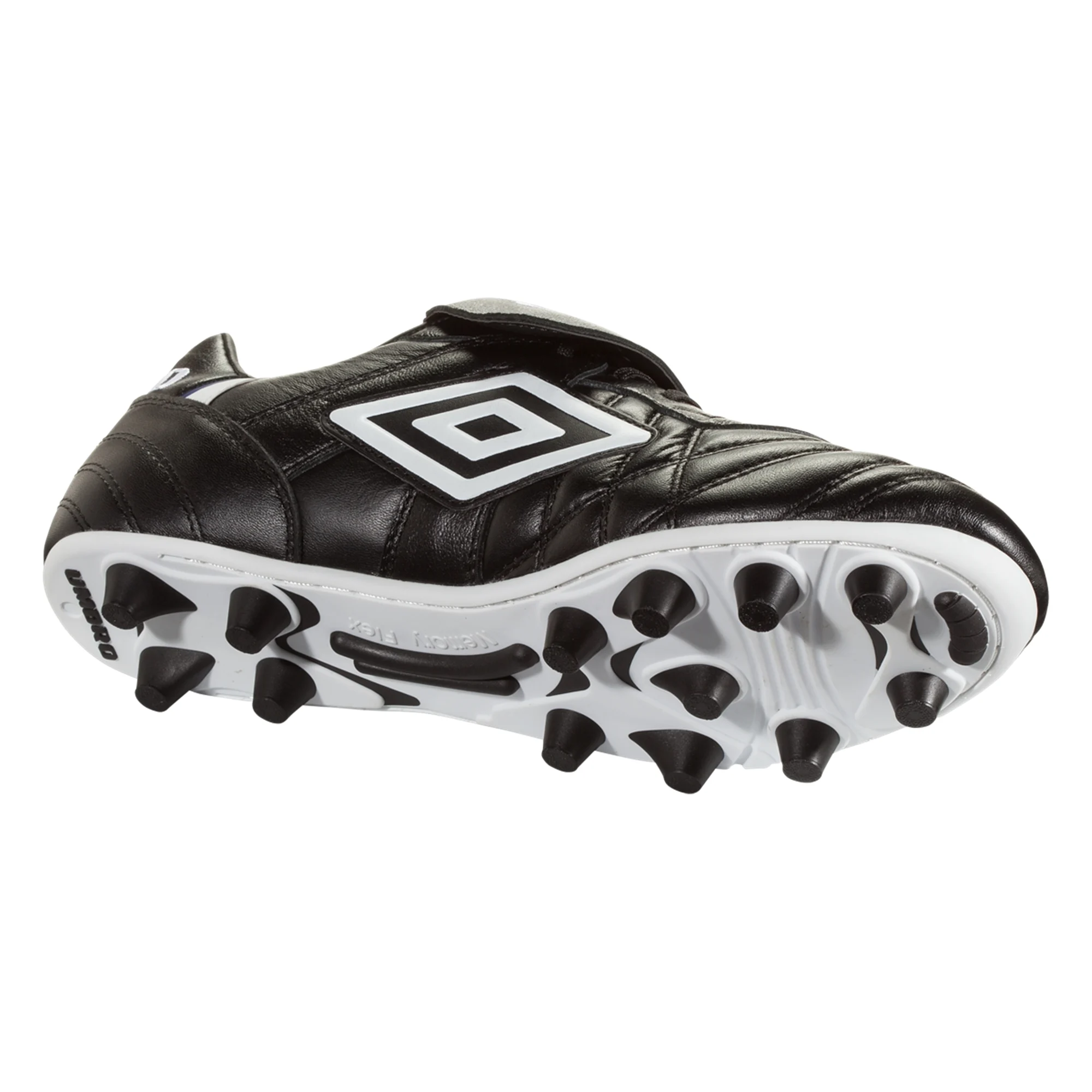 Umbro Speciali Pro 24 Firm Ground Soccer Cleats Black White Royal