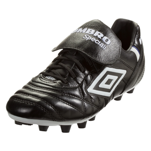 Umbro Speciali Pro 24 Firm Ground Soccer Cleats (Black/White/Royal)