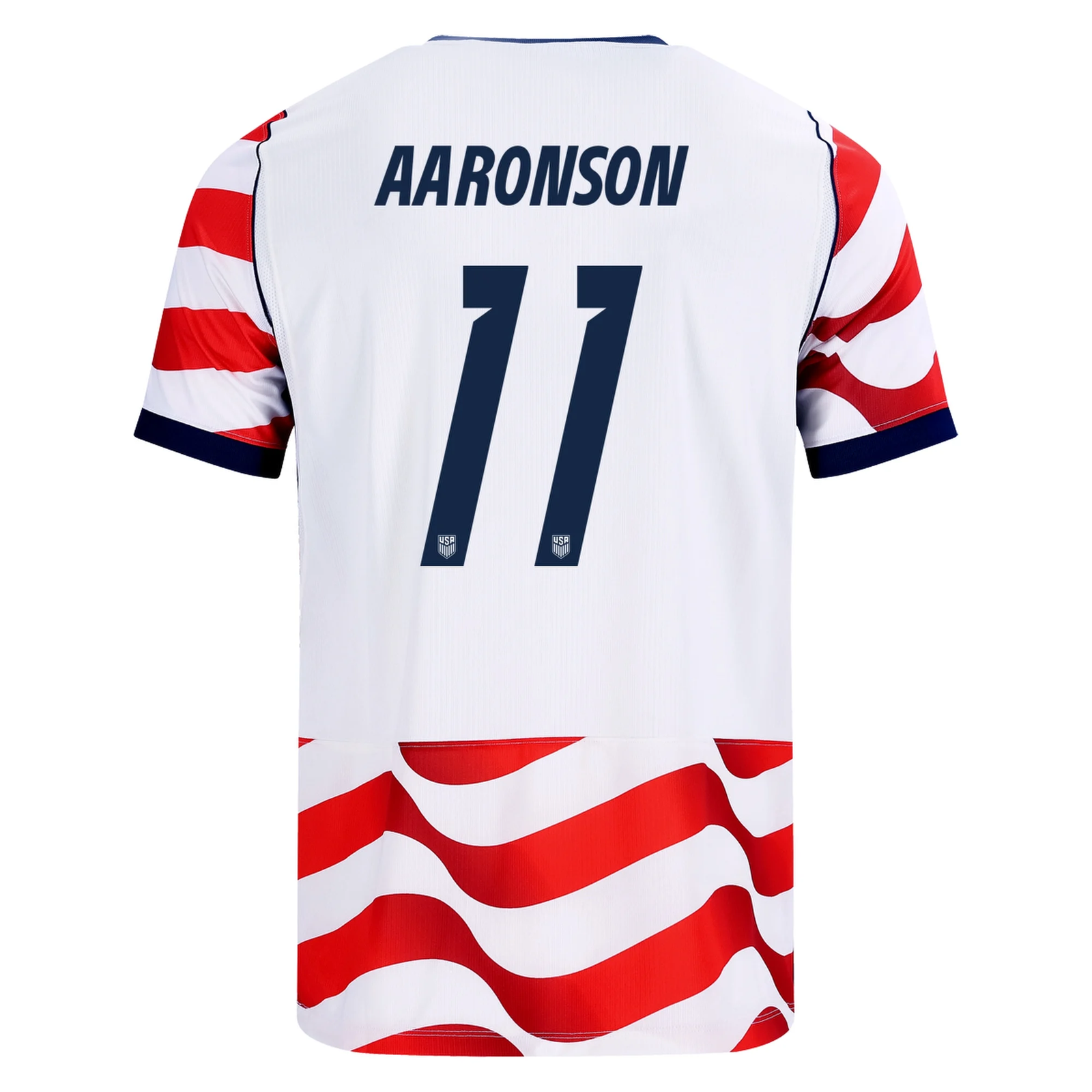 Nike Mens United States Brenden Aaronson Stadium Home Jersey 2026 (Sail/Midnight Navy)