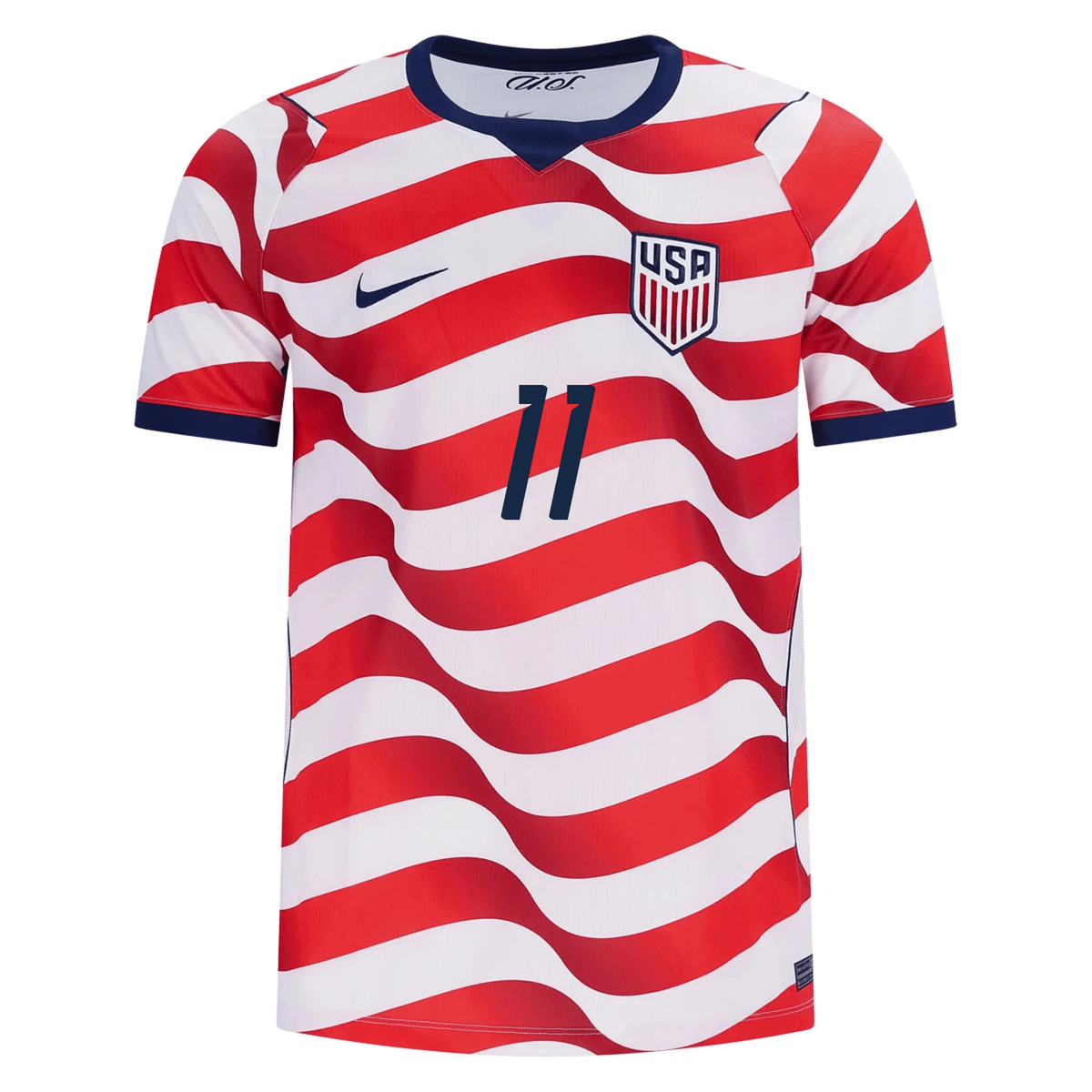 Nike Mens United States Brenden Aaronson Stadium Home Jersey 2026 (Sail/Midnight Navy)