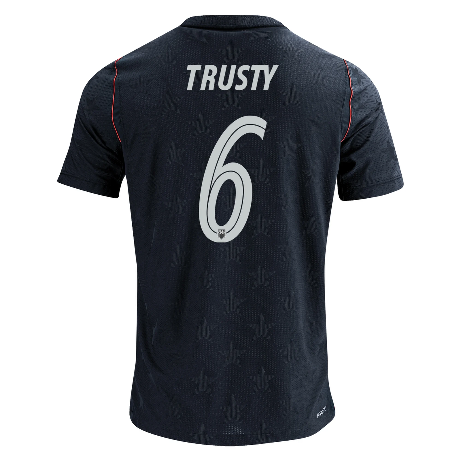 Nike Men's United States Auston Trusty Match Authentic Away Jersey 2026 (Dark Obsidian/Pure Platinum)