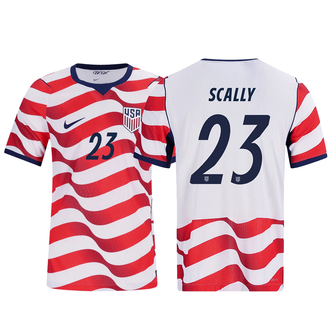 Nike Mens Joe Scally United States Match Authentic Home Jersey 2026 (Sail/Midnight Navy)