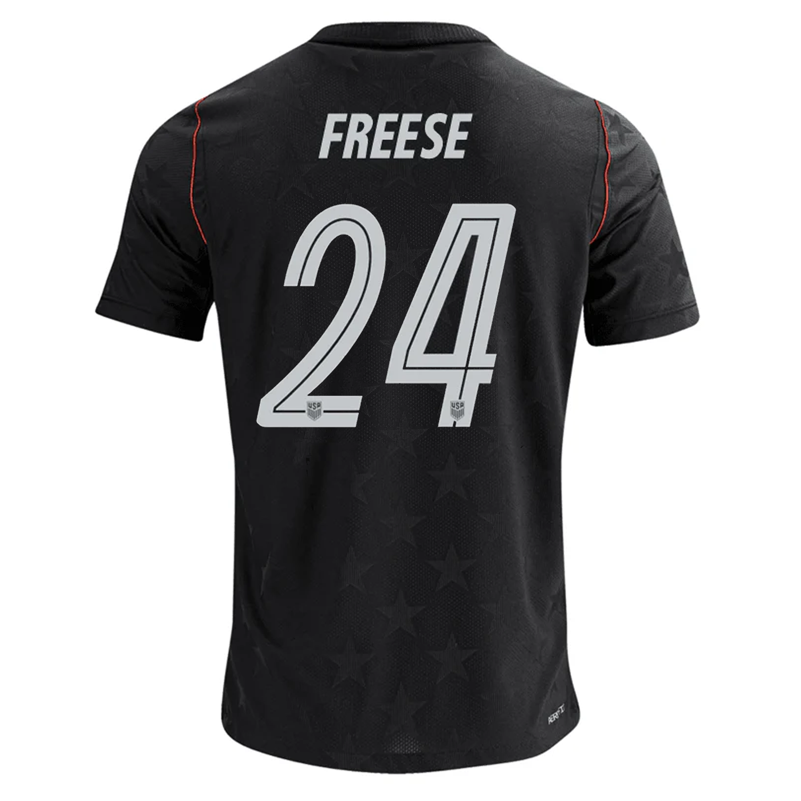 Nike Men's United States Matt Freese Match Authentic Away Jersey 2026 (Dark Obsidian/Pure Platinum)
