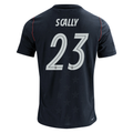 Nike Men's United States Joe Scally Match Authentic Away Jersey 2026 (Dark Obsidian/Pure Platinum)