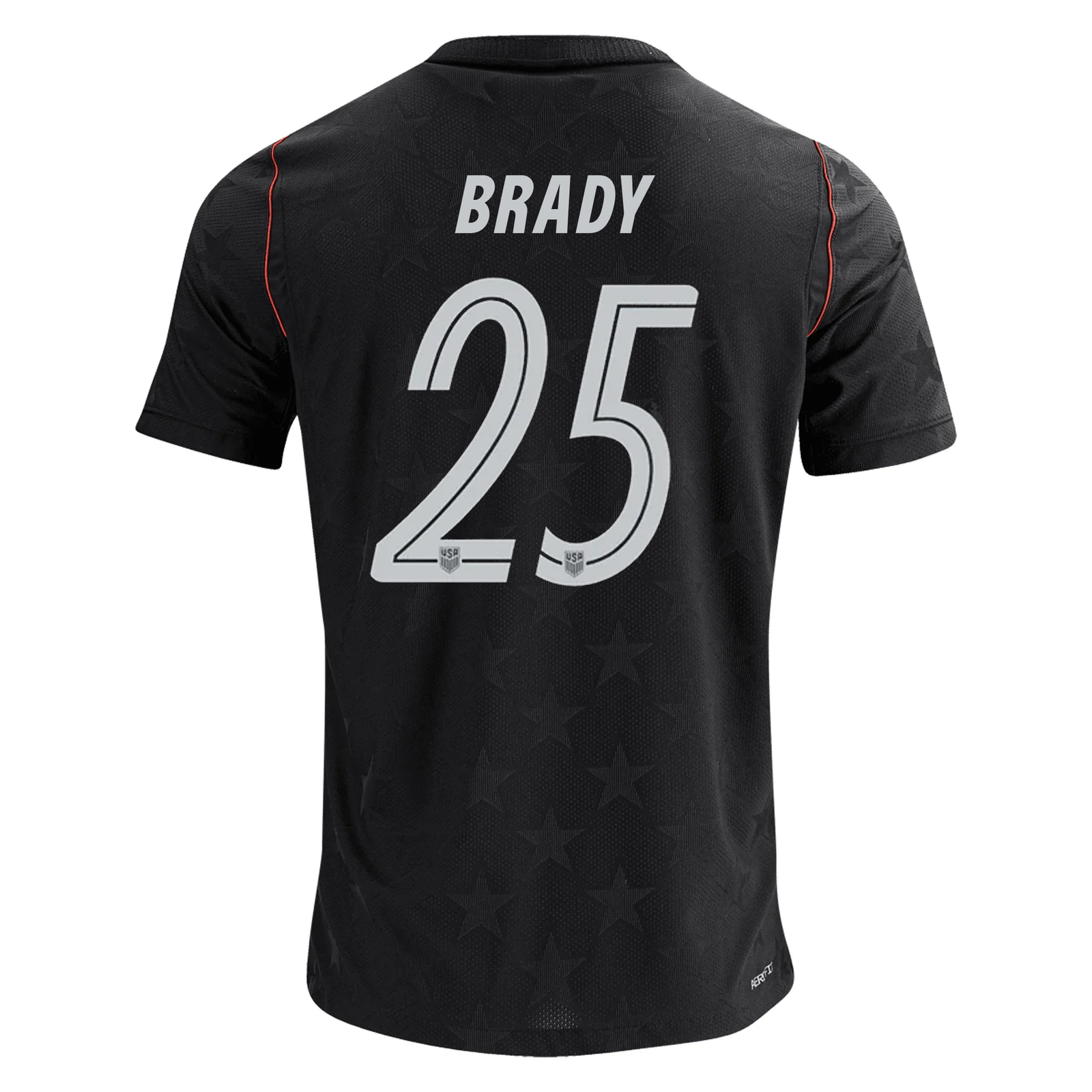 Nike Men's United States Brady Match Authentic Away Jersey 2026 (Dark Obsidian/Pure Platinum)