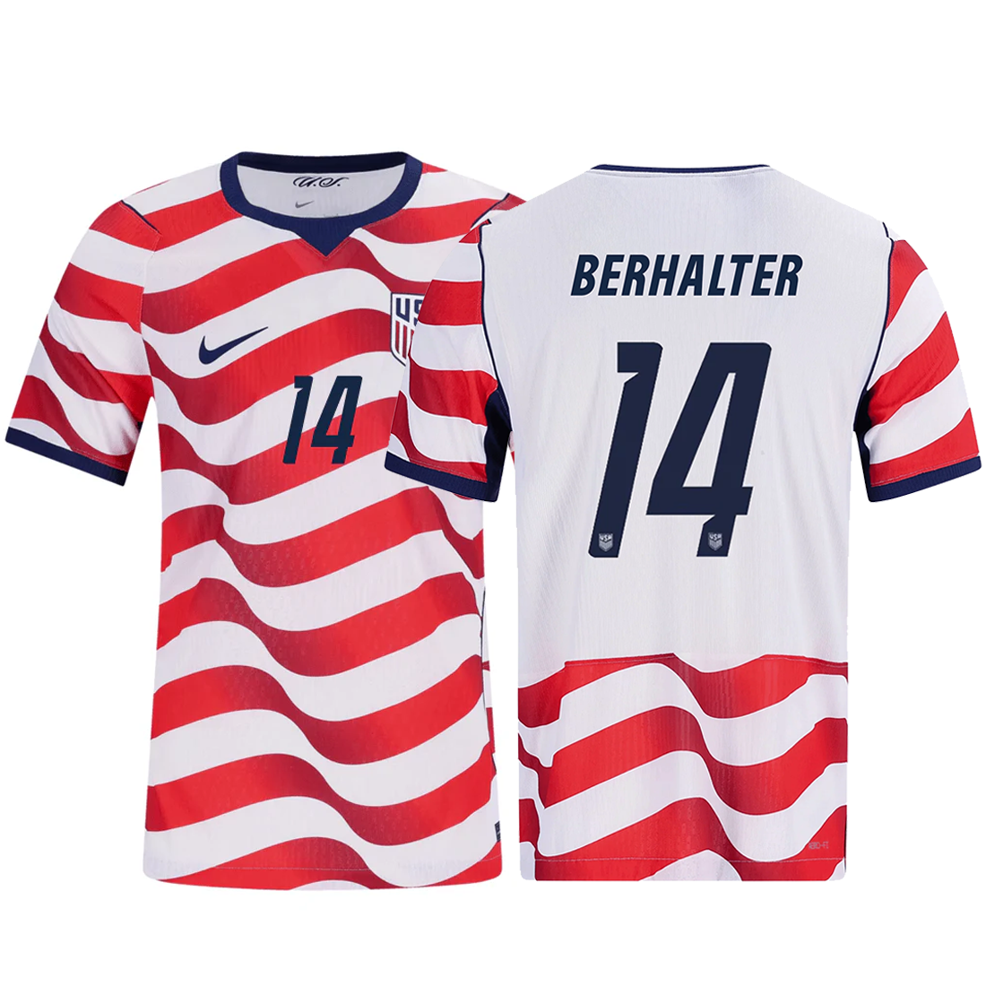 Nike Mens Sebastian Berhalter United States Match Authentic Home Jersey 2026 (Sail/Midnight Navy)
