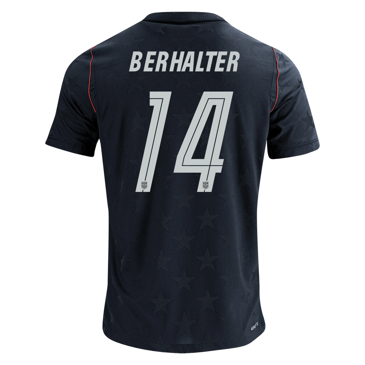 Nike Men's Weah United States Match Authentic Away Jersey 2026 (Dark Obsidian/Pure Platinum)