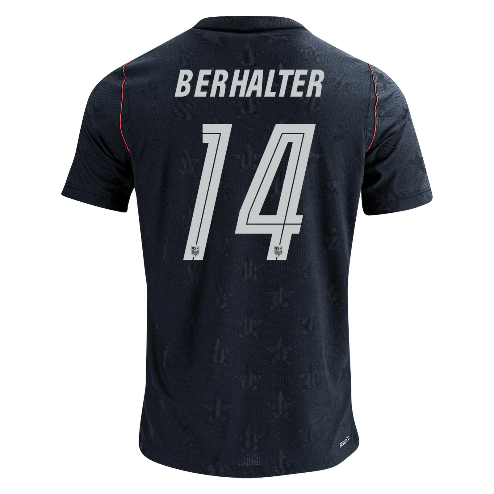 Nike Men's Weah United States Match Authentic Away Jersey 2026 (Dark Obsidian/Pure Platinum)