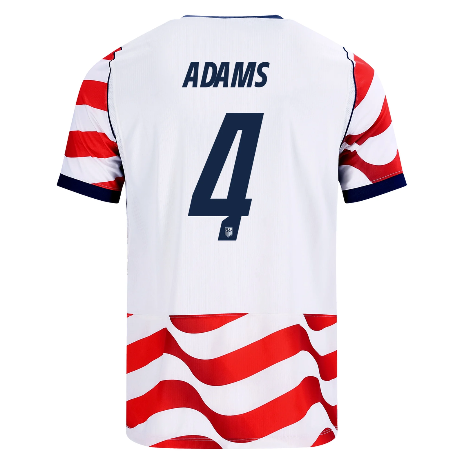 Nike Mens United States Tyler Adams Stadium Home Jersey 2026 (Sail/Midnight Navy)