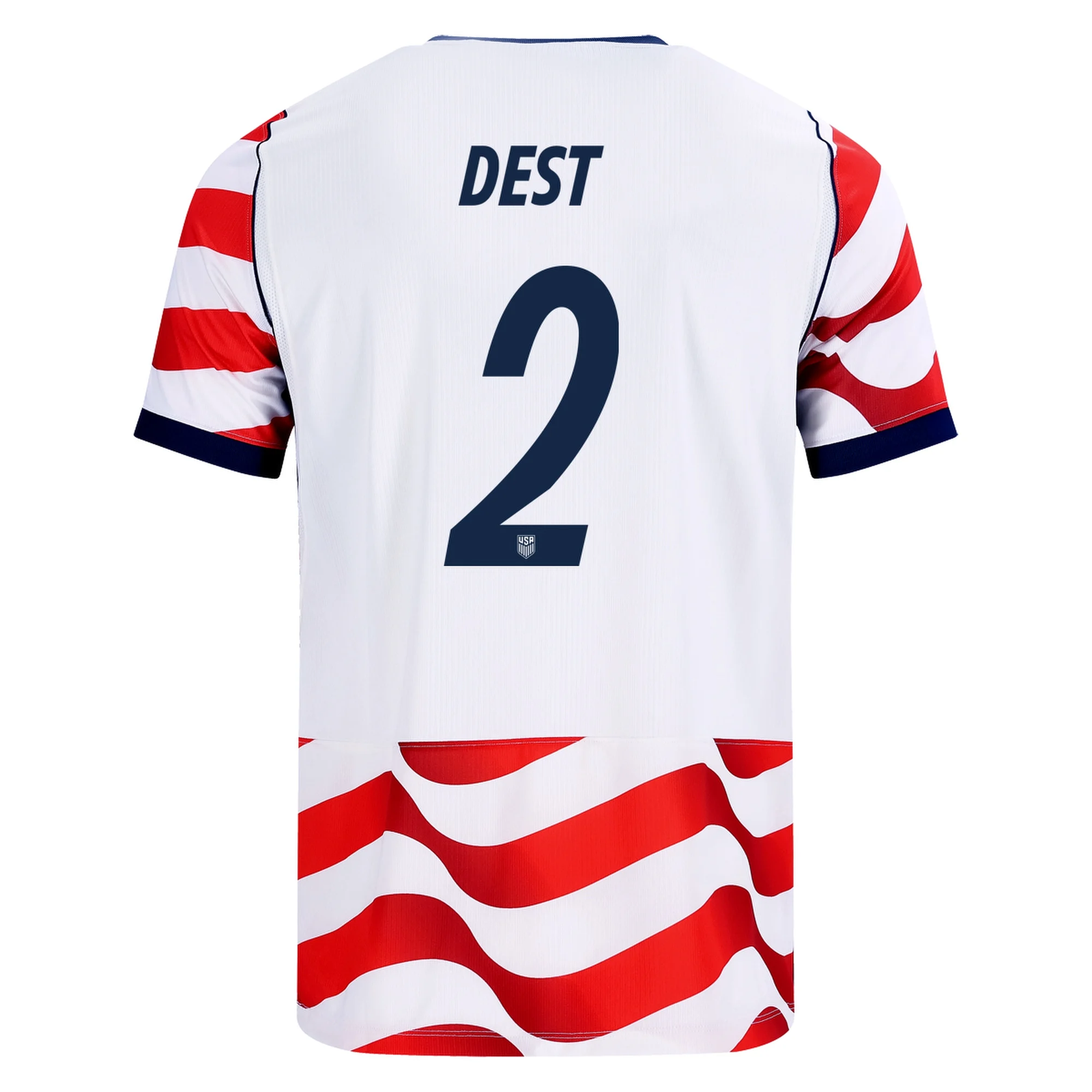 Nike Mens United States Sergino Dest Stadium Home Jersey 2026 (Sail/Midnight Navy)