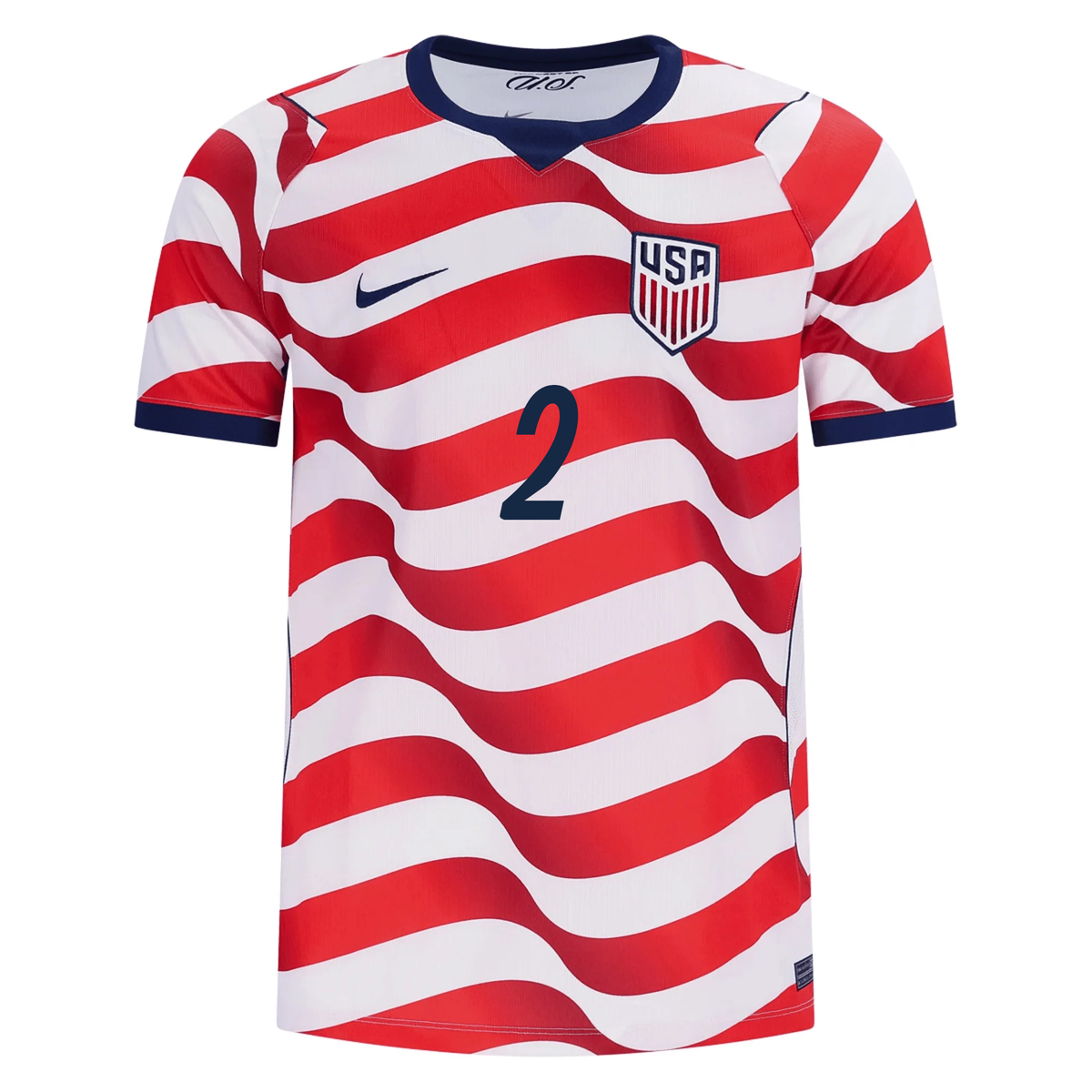 Nike Mens United States Sergino Dest Stadium Home Jersey 2026 (Sail/Midnight Navy)