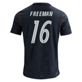 Nike Men's United States Alex Freeman Match Authentic Away Jersey 2026 (Dark Obsidian/Pure Platinum)