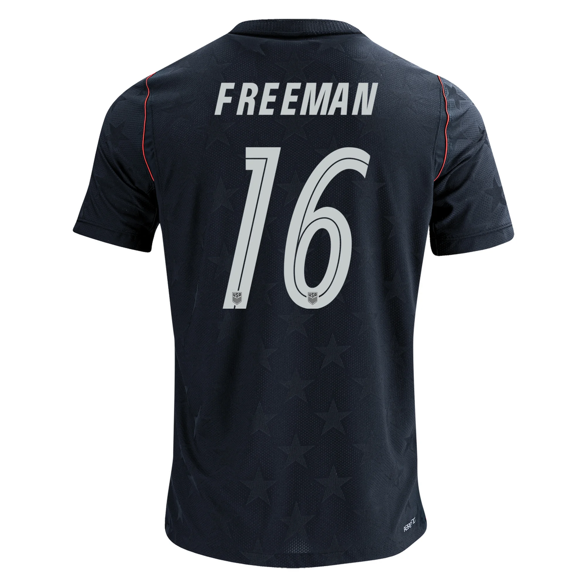 Nike Men's United States Alex Freeman Match Authentic Away Jersey 2026 (Dark Obsidian/Pure Platinum)