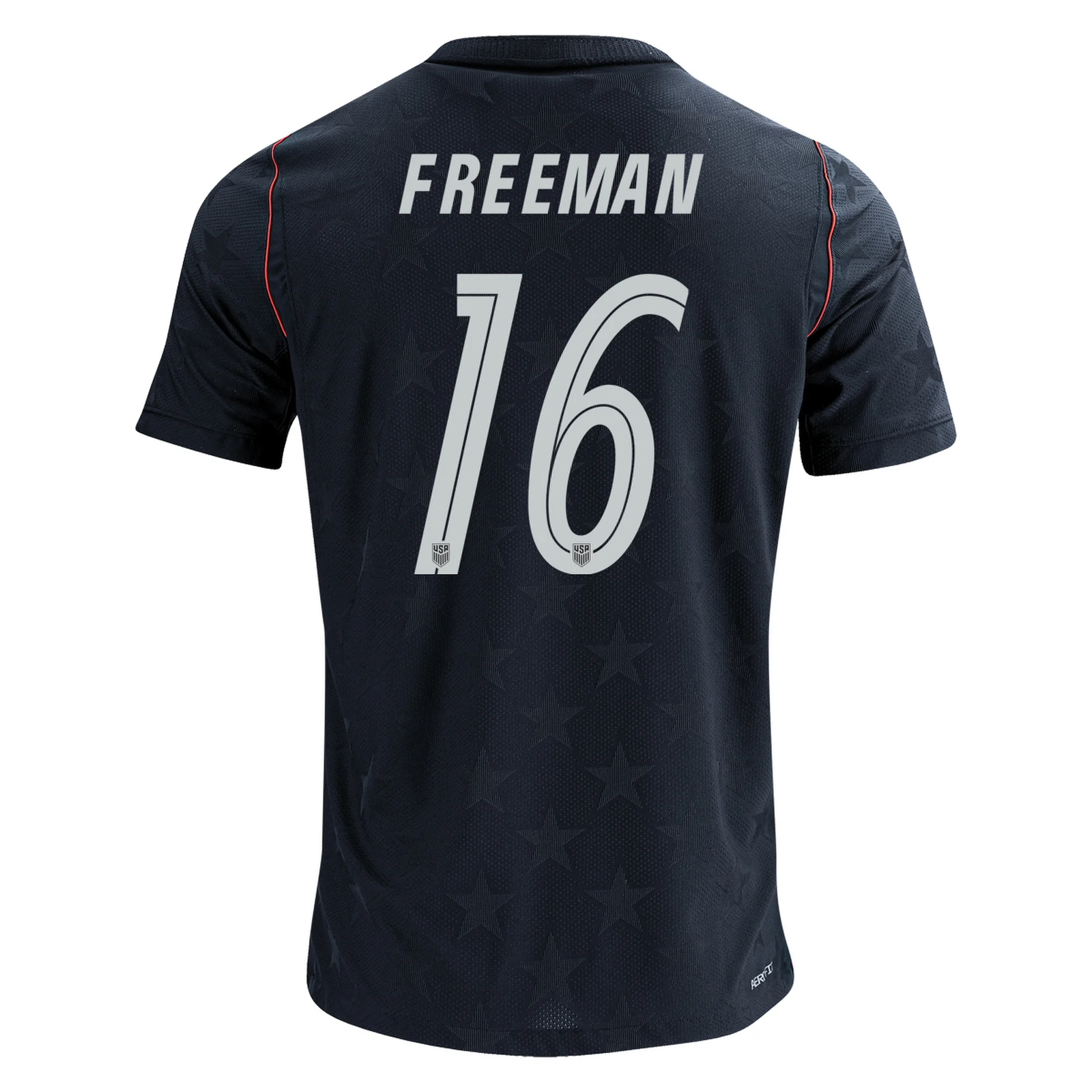 Nike Men's United States Alex Freeman Match Authentic Away Jersey 2026 (Dark Obsidian/Pure Platinum)