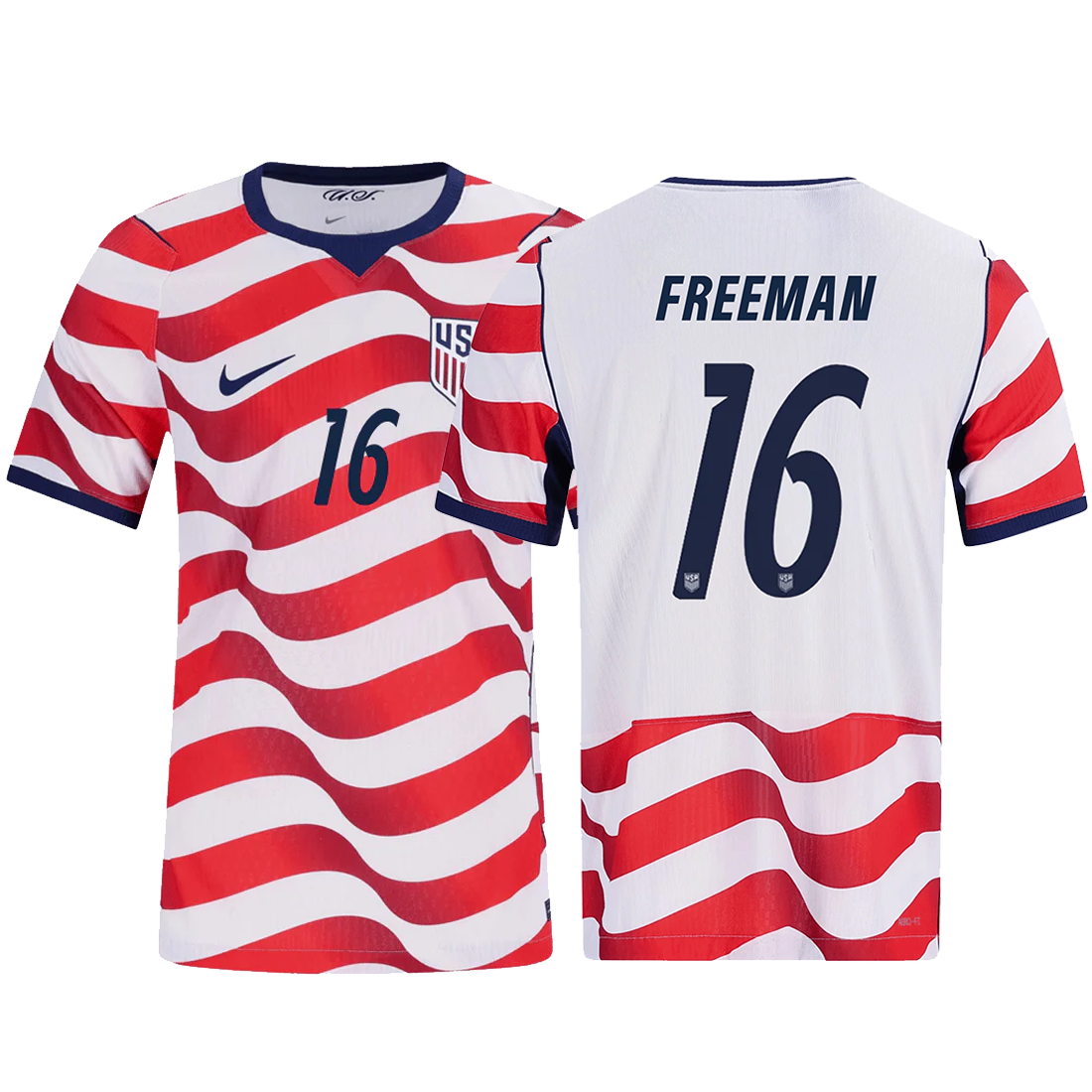 Nike Mens Alex Freeman United States Match Authentic Home Jersey 2026 (Sail/Midnight Navy)
