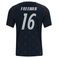 Nike Mens United States Max Freeman Away Stadium Jersey 2026 (Dark Obsidian/Pure Platinum)