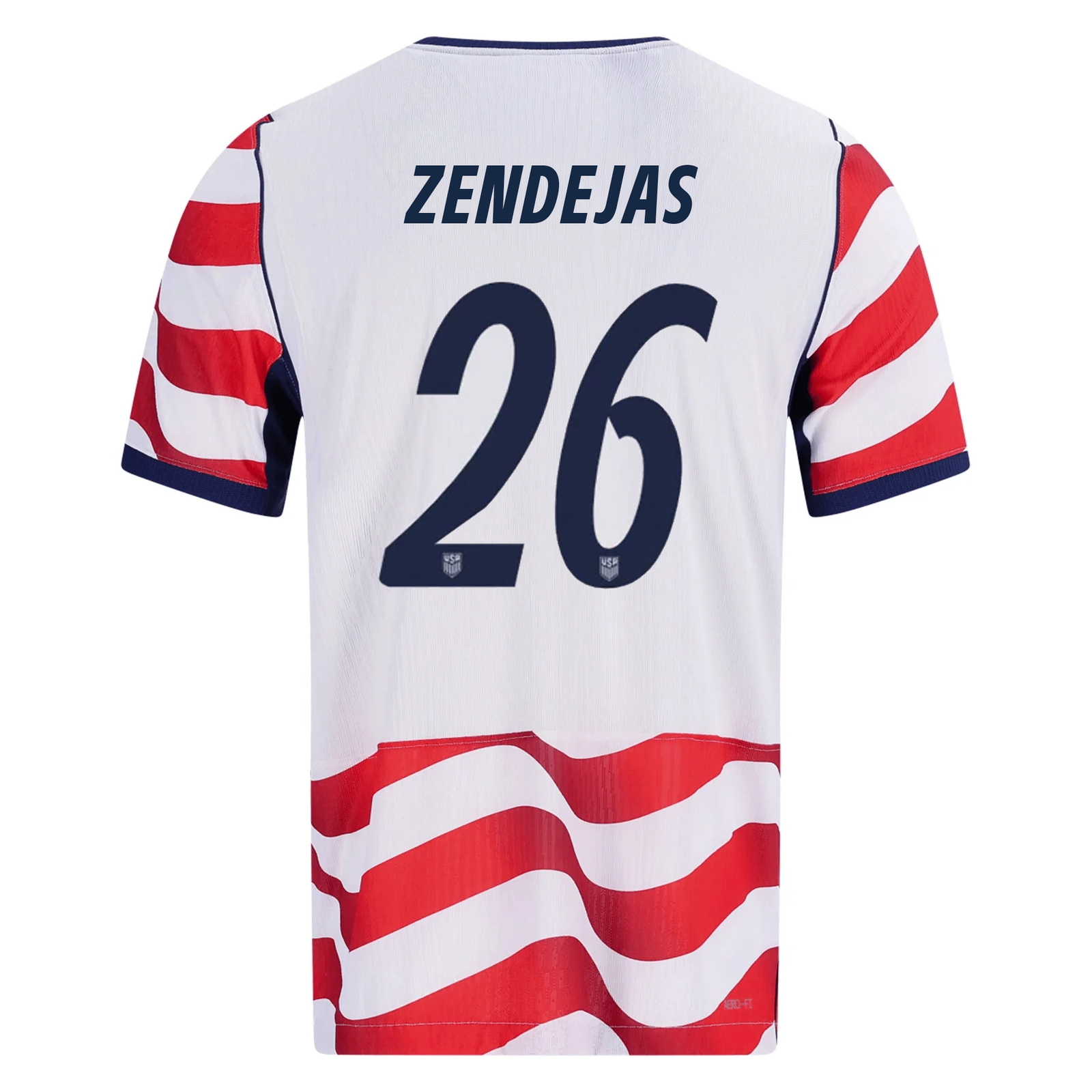 Nike Mens Alejandro Zendejas United States Match Authentic Home Jersey 2026 (Sail/Midnight Navy)