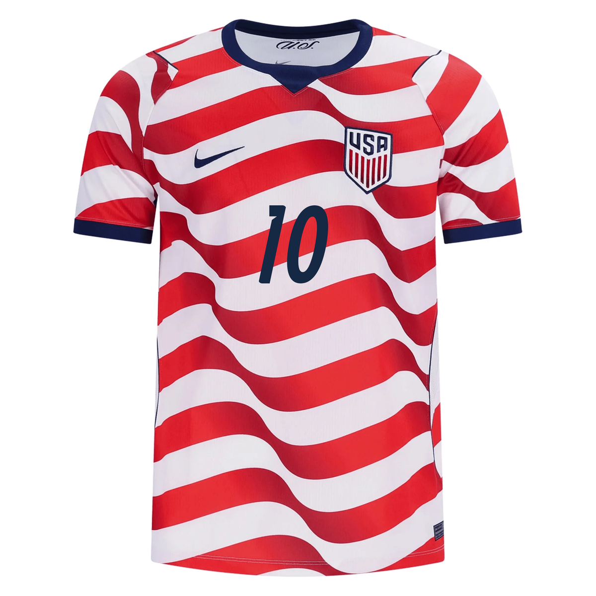 Nike Mens United States Christian Pulisic Stadium Home Jersey 2026 (Sail/Midnight Navy)