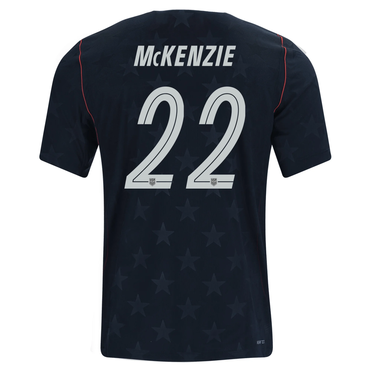 Nike Mens United States Mark McKenzie Away Stadium Jersey 2026 (Dark Obsidian/Pure Platinum)