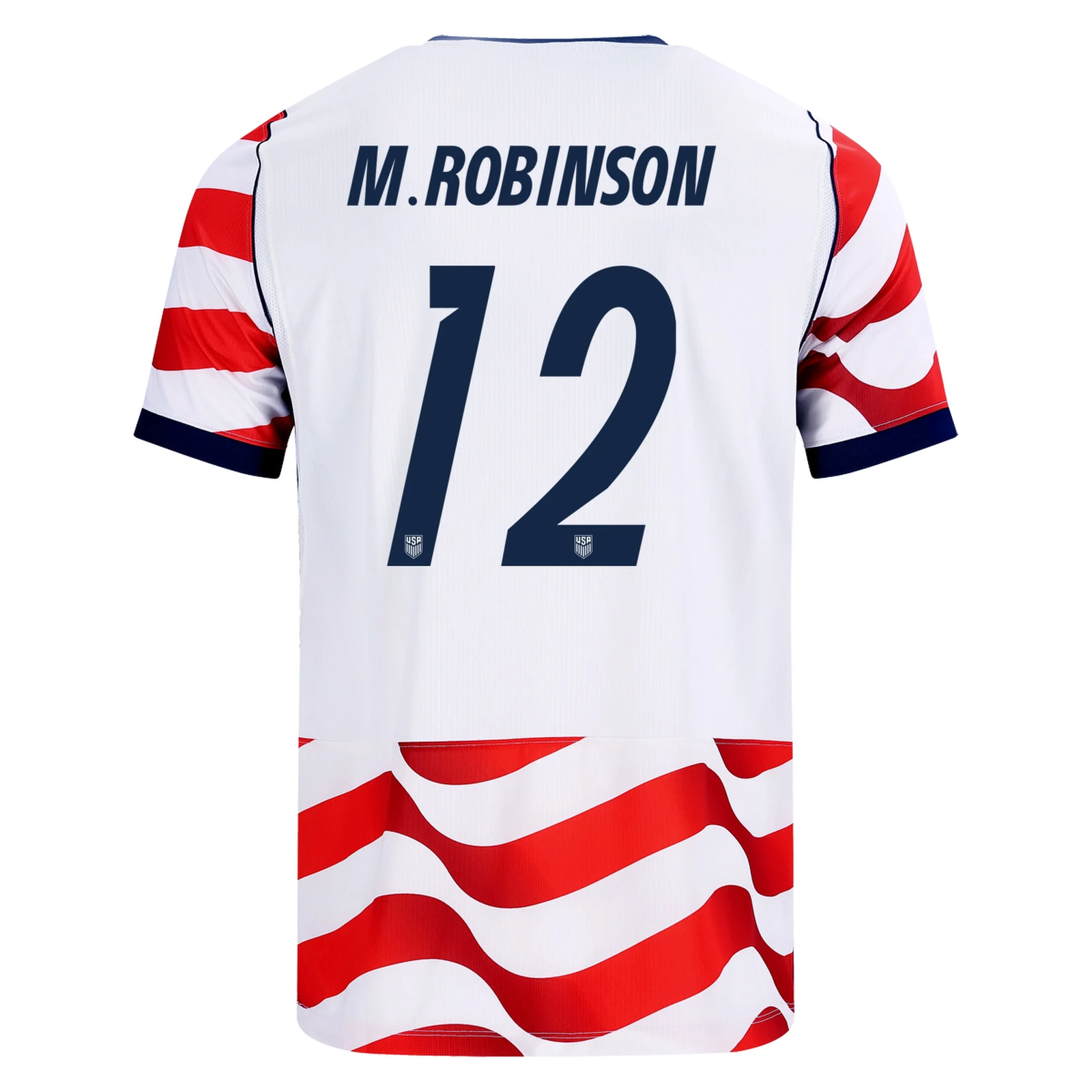 Nike Mens United States Miles Robinson Stadium Home Jersey 2026 (Sail/Midnight Navy)