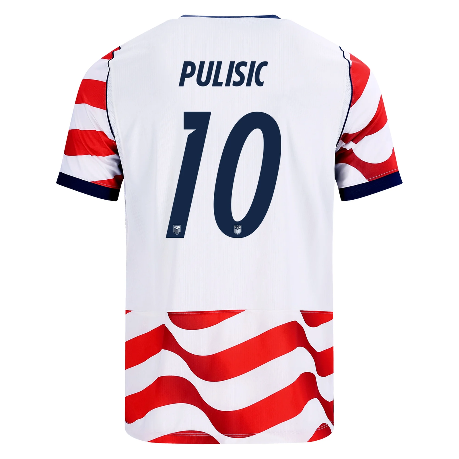 Nike Mens United States Christian Pulisic Stadium Home Jersey 2026 (Sail/Midnight Navy)