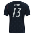 Nike Mens United States Tim Ream Away Stadium Jersey 2026 (Dark Obsidian/Pure Platinum)