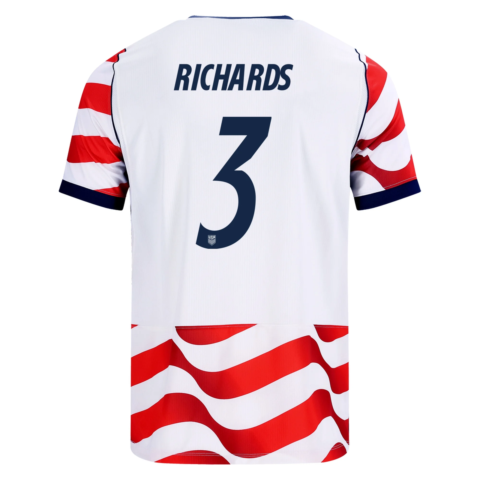 Nike Mens United States Chris Richards Stadium Home Jersey 2026 (Sail/Midnight Navy)