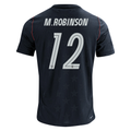 Nike Men's United States Miles Robinson Match Authentic Away Jersey 2026 (Dark Obsidian/Pure Platinum)
