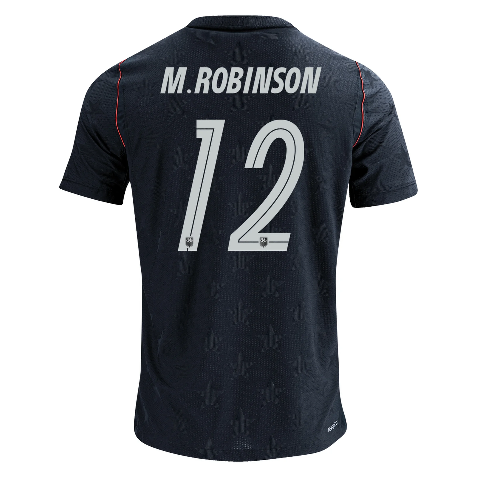 Nike Men's United States Miles Robinson Match Authentic Away Jersey 2026 (Dark Obsidian/Pure Platinum)