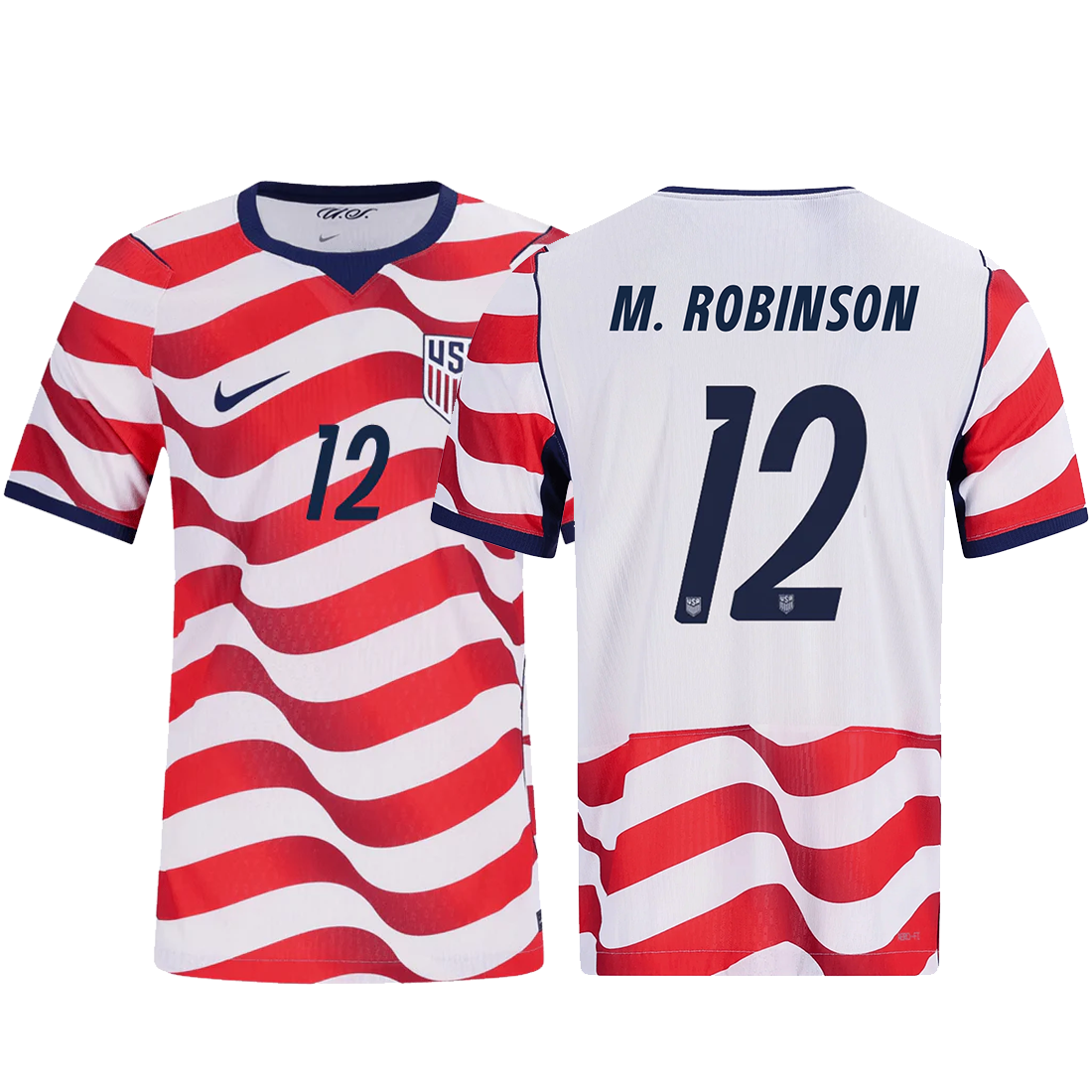 Nike Mens Miles Robinson United States Match Authentic Home Jersey 2026 (Sail/Midnight Navy)