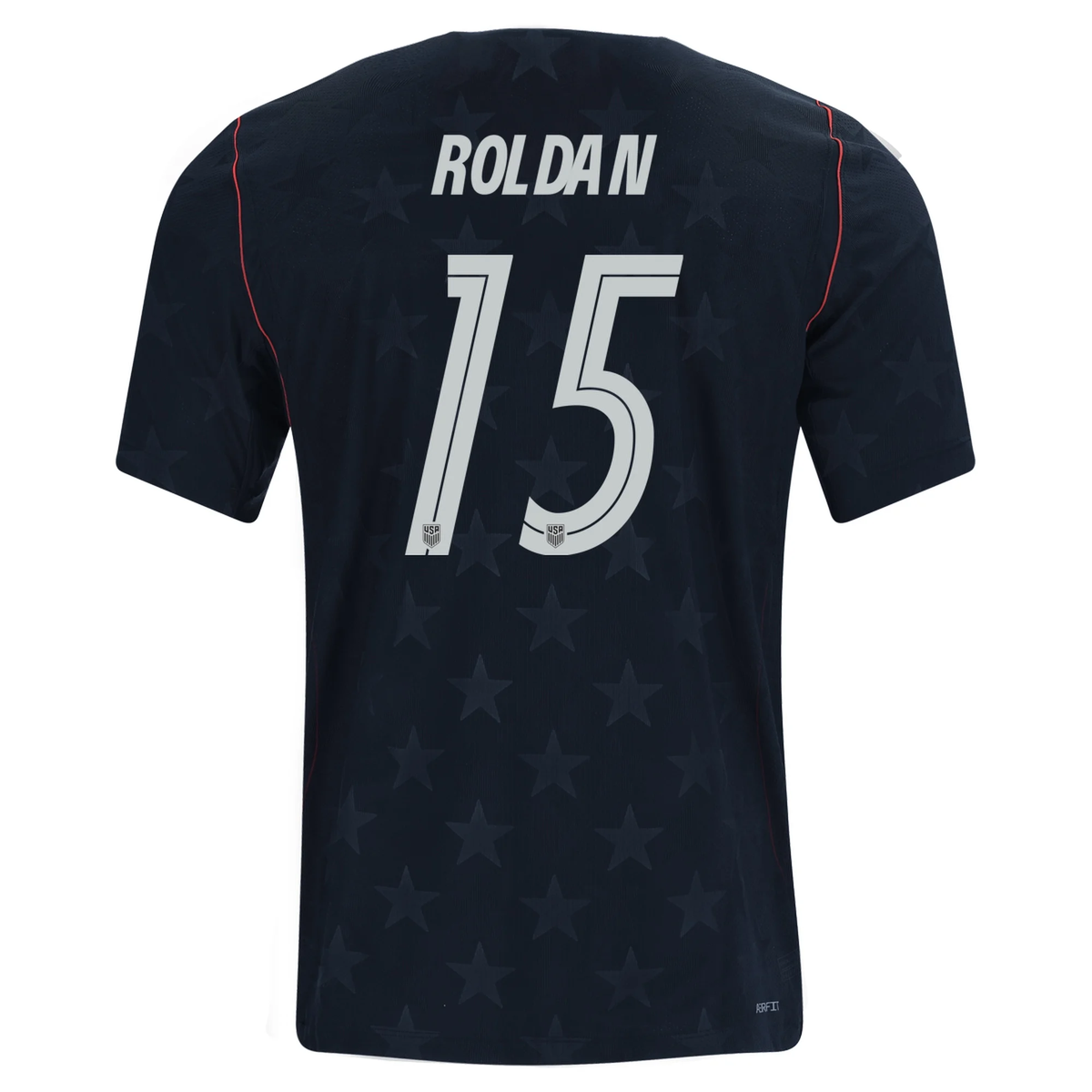 Nike Mens United States Cristian Roldan Away Stadium Jersey 2026 (Dark Obsidian/Pure Platinum)