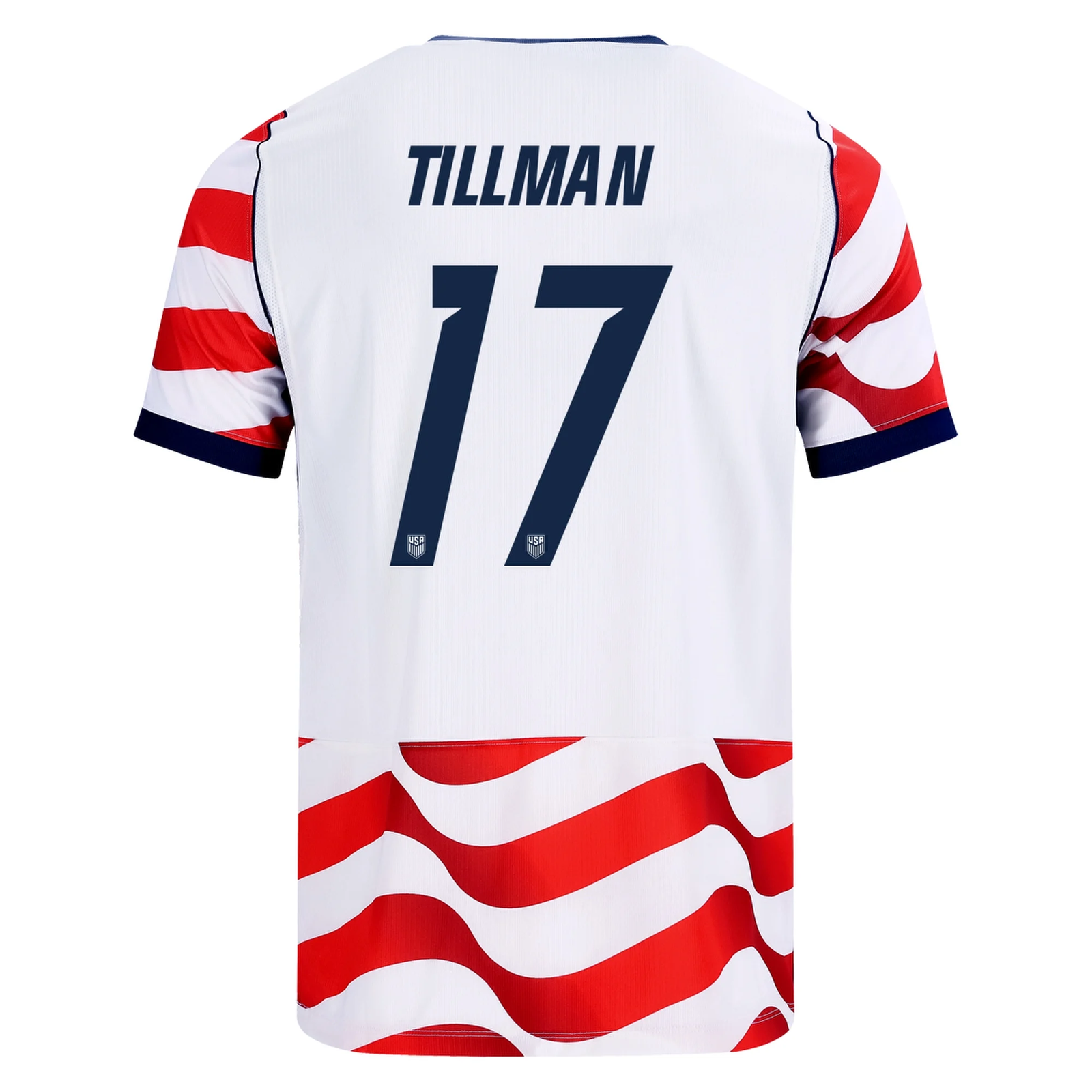 Nike Mens United States Malik Tilman Stadium Home Jersey 2026 (Sail/Midnight Navy)