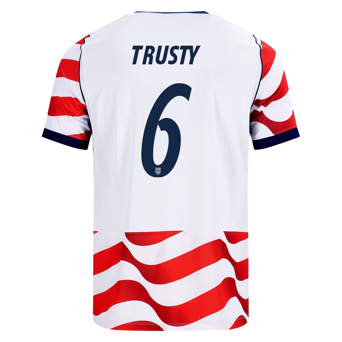 Nike Mens United States Auston Trusty Stadium Home Jersey 2026 (Sail/Midnight Navy)