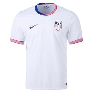 Nike Mens United States Authentic Match Home Jersey 24/25 (White/Obsidian)