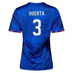 Nike Womens United States Sofia Huerta 4 Star Away Jersey 23/24 w/ 2019 World Cup Champion Patch (Hyper Royal/Loyal Blue)